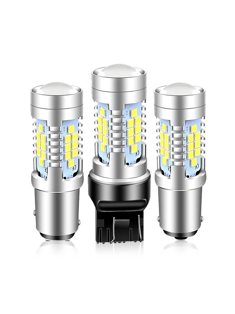 2 Stück Fehlerfreie Canbus 30SMD 1156 P21W PY21W BA15S BAU15S LED-Birnen Blinker 1157 P21/5W BAY15D T20 7443 Bremslicht