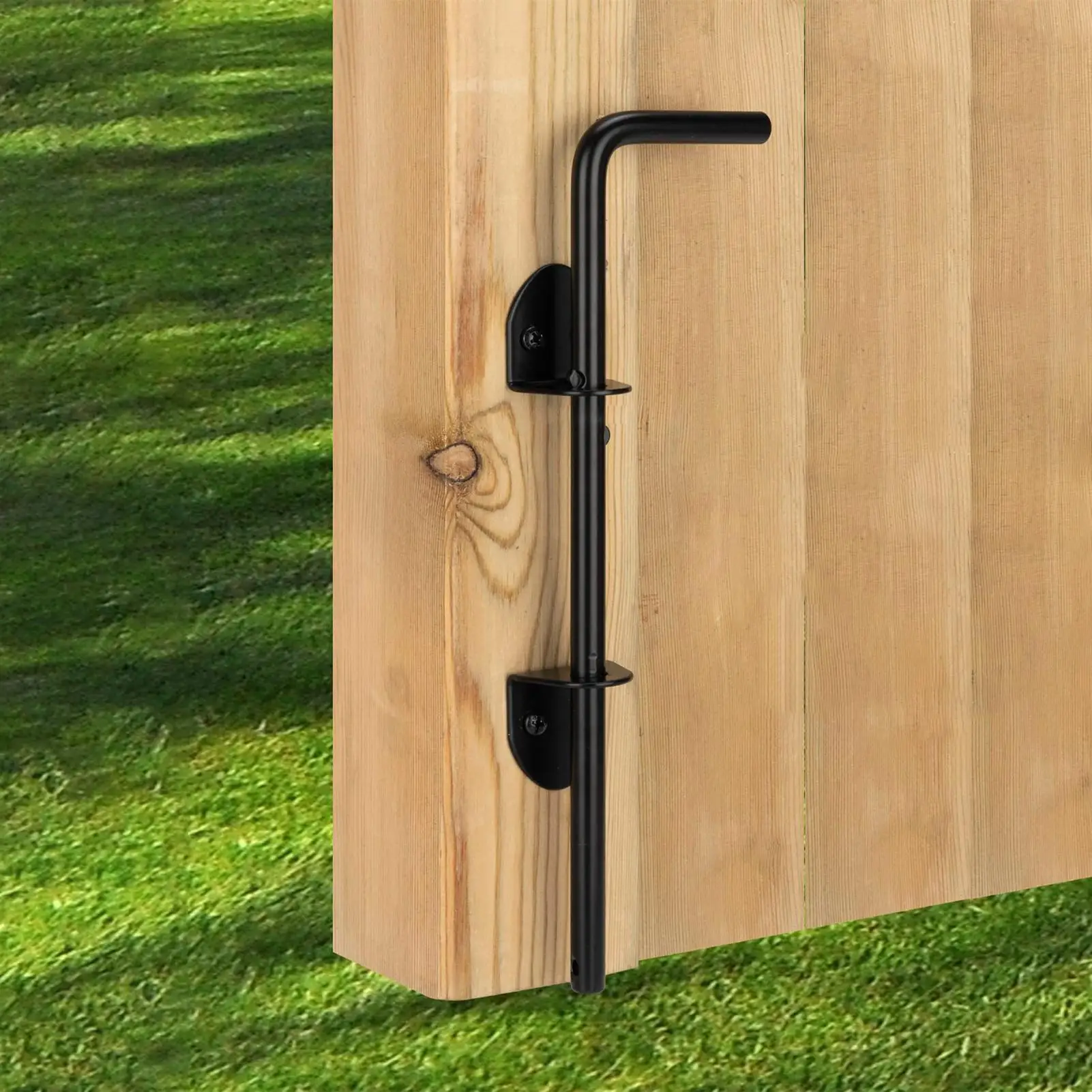 

Gate Latch 12 Inch Heavy Duty Lock Hinges Gate Ground Latch For Pool Trailer Farm Child Boat Garden