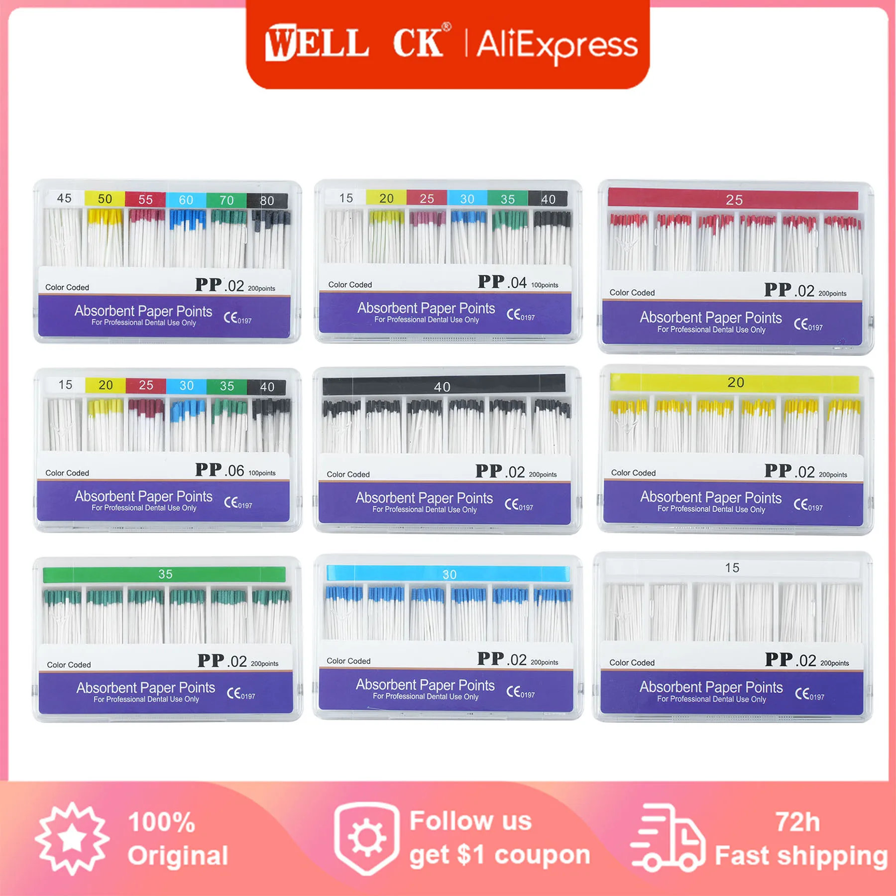 Стоматологическая эндодонтия, бумажные наконечники, конусы с гуттавошаром, одноразовые впитывающие столбы из хлопкового волокна, бумажные наконечники, стоматологические материалы