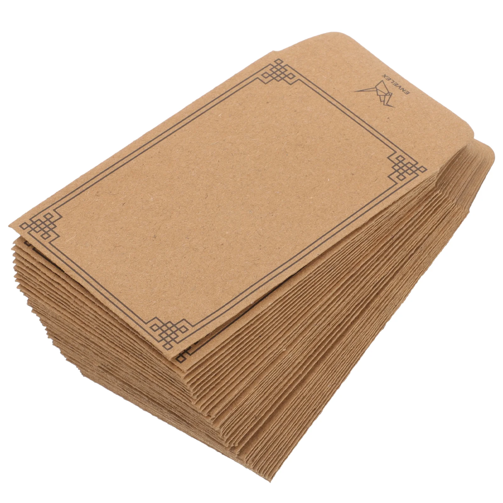 100 Stuks Zaad Envelop Kraftpapier Enveloppen Klein Voor Munt Geld Lijm Creditcard Vellum