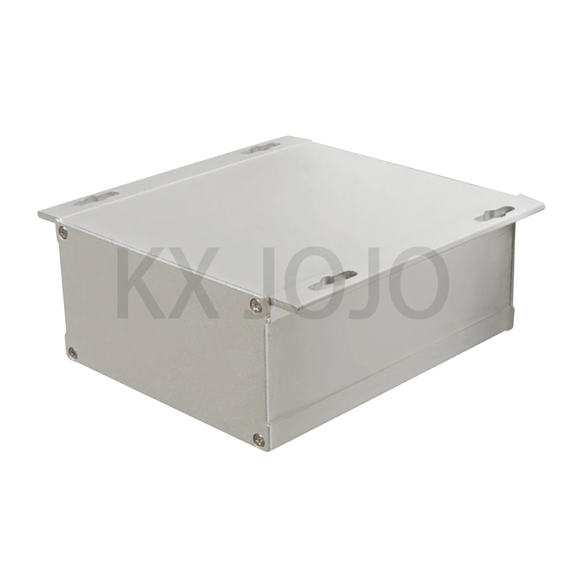 Aluminum Enclosure 107*55*130mm Split Box PCB Bending with Ears Instrument Box DIY Electronic Project Case Silver