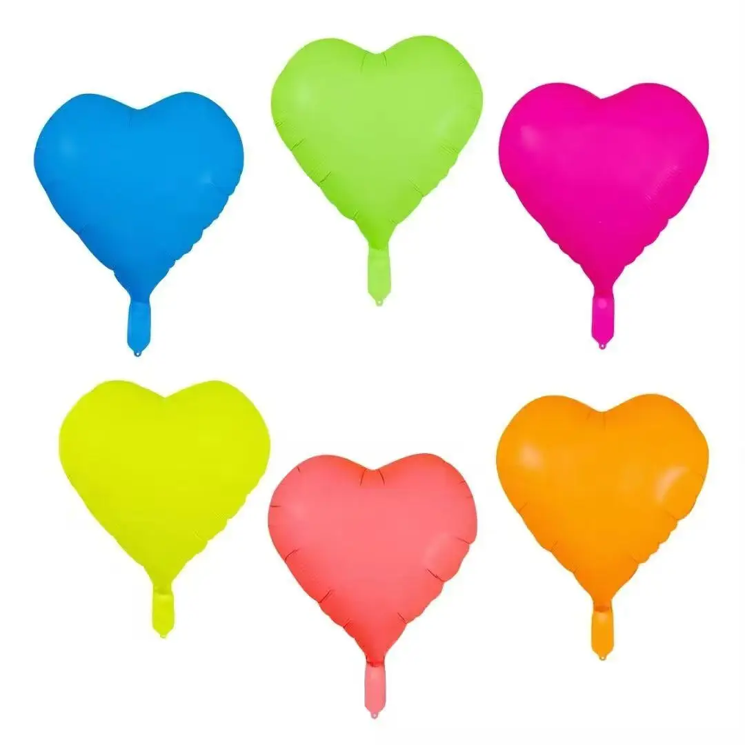 18 Zoll Neonballon Herzförmiger Neon-Leuchtballon für Nachtlicht-Partys, Abschlussfeiern, Geburtstage, Hochzeitsdekorationen – Detail 1