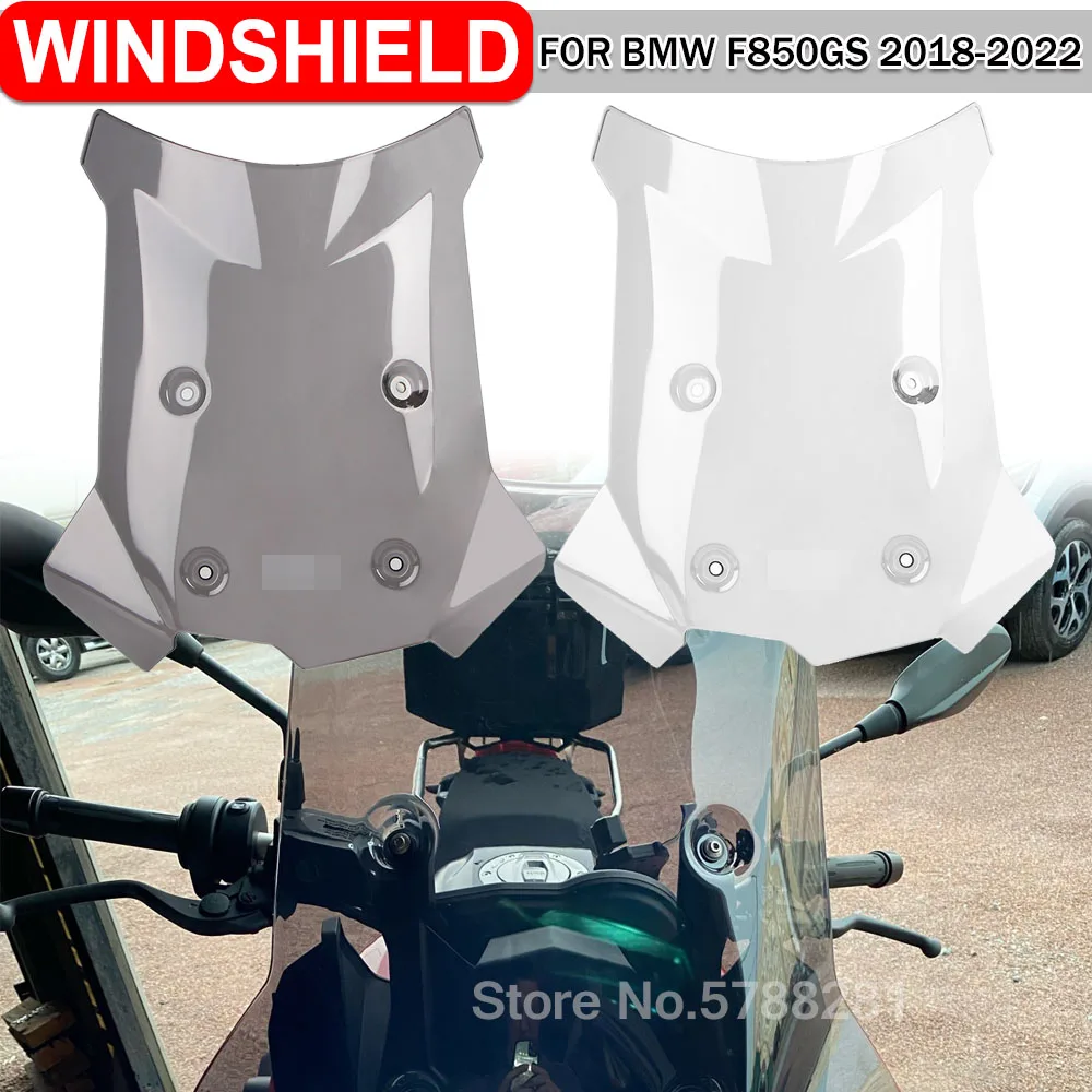 

Motorcycle Heighten 4mm Windscreen Wind Deflector Protector Touring Windshield For BMW F850GS 2018 2019 2020 2021 2022 F 850 GS