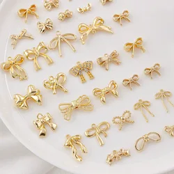 10Pcs Handmade Butterfly Pendant Charms Golden Color Jewelry Connectors Necklace Earrings Pendants Diy Jewelry Making Findings