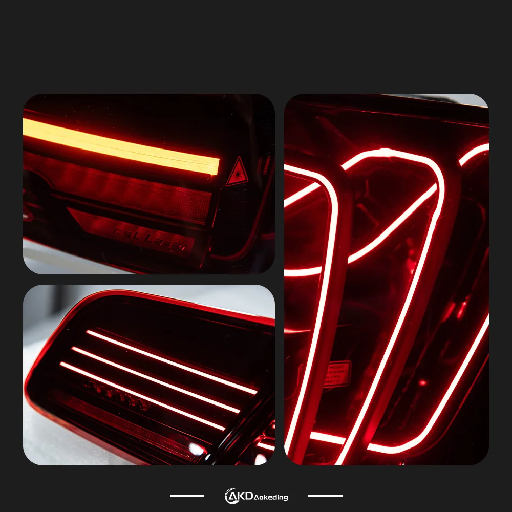 AKD - Estilo de Coche para BMW E92, Luz Trasera LED 2006-2012 M3 325i 330i Coupé, Lámpara Trasera, DRL, Señal de Freno, Reversa, Accesorios para Automóviles