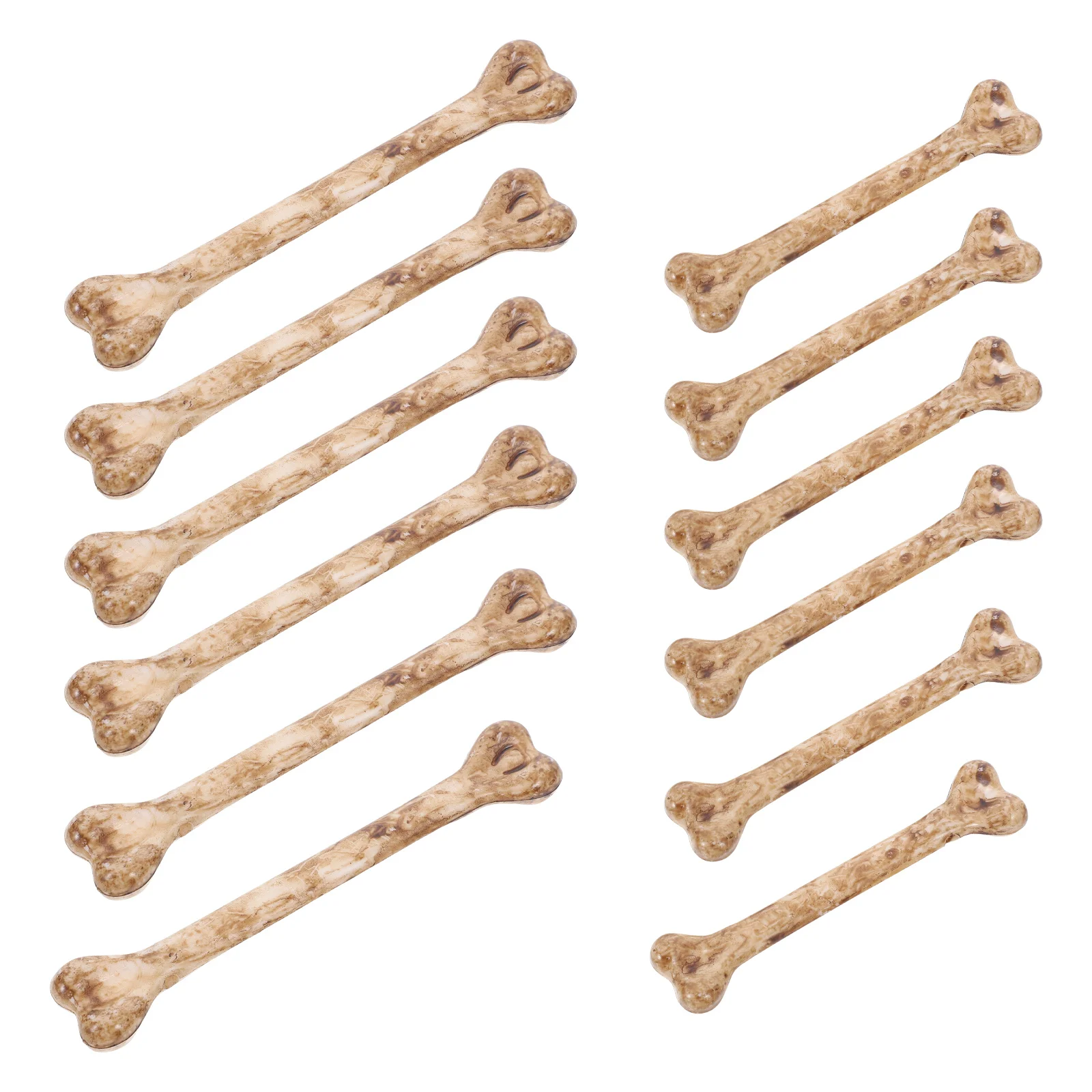 20 Pcs Outdoor Halloween Decorations Simulated Bone Fake Amulet Artificial for Plastic Human