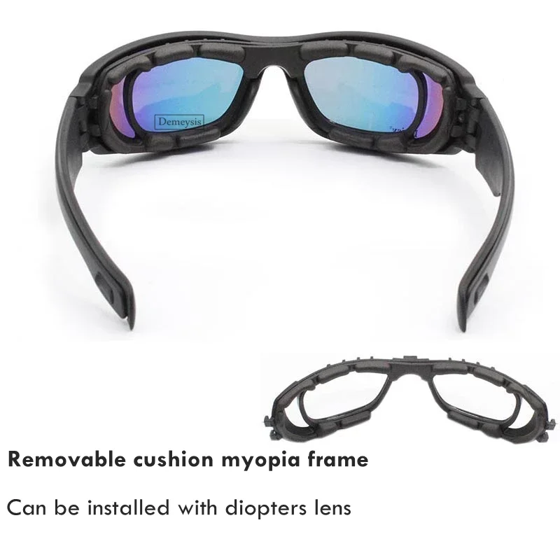 Daisy C6 Gafas Polarizadas Tácticas Miope Airsoft Caza Tiro - imagen 4