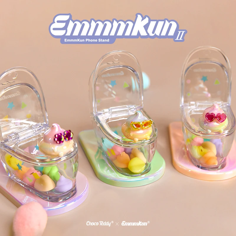 EmmmKun Toilet Stand Series 2 Blind Box Mystery Box Guess Bag Toys Doll Cute Anime Figure Desktop Ornaments Collection Girl Gift