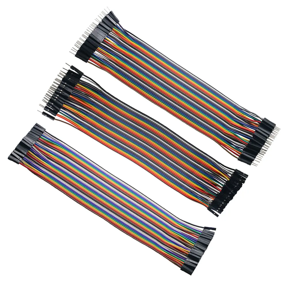 40-120Pin 10/15/20/30/40CM Dupont Line Male to Male Female to Male Female to Female Jumper Dupont Wire Cable for arduino DIY KIT