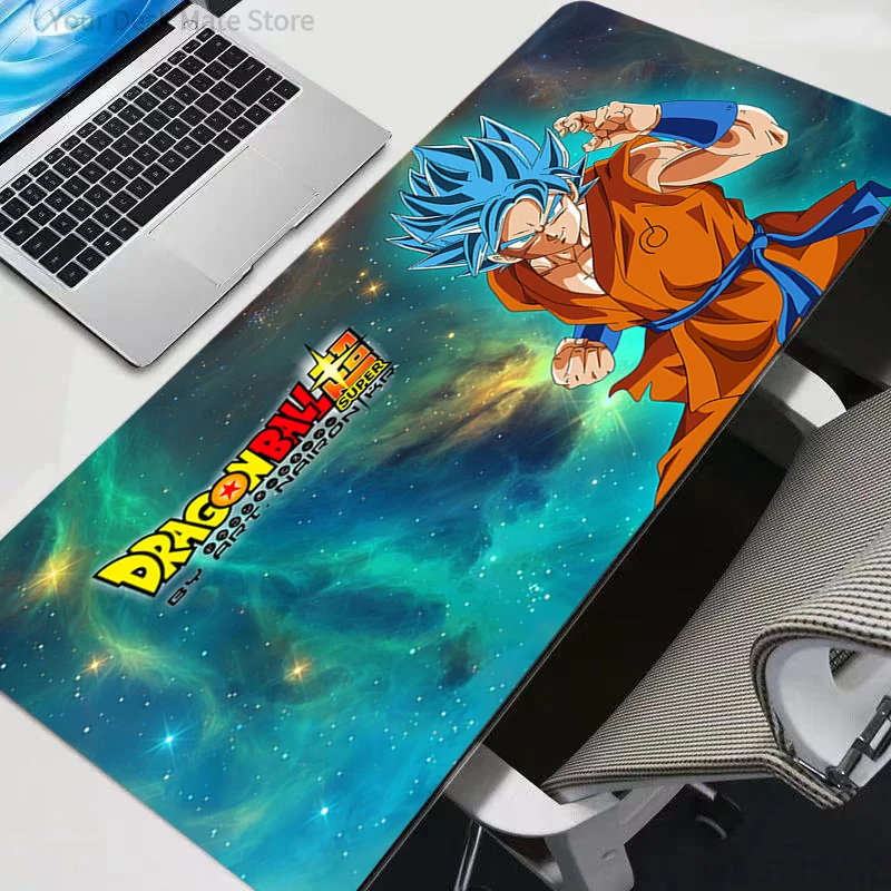 

Игровой коврик для мыши DBZ Dragon Ball Z, коврик для ноутбука, японский крутой аниме-коврик для мыши, черный коврик для мыши, настольный коврик, коврик для ПК-геймеров, большой коврик для мыши