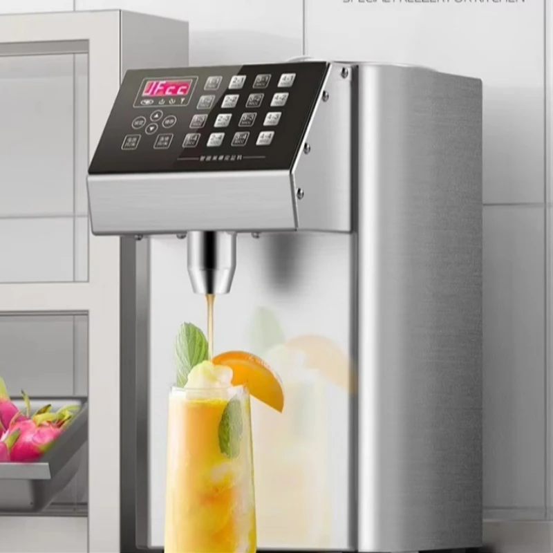 Stainless steel automatic fructose sweetening machine for commercial milk tea shop