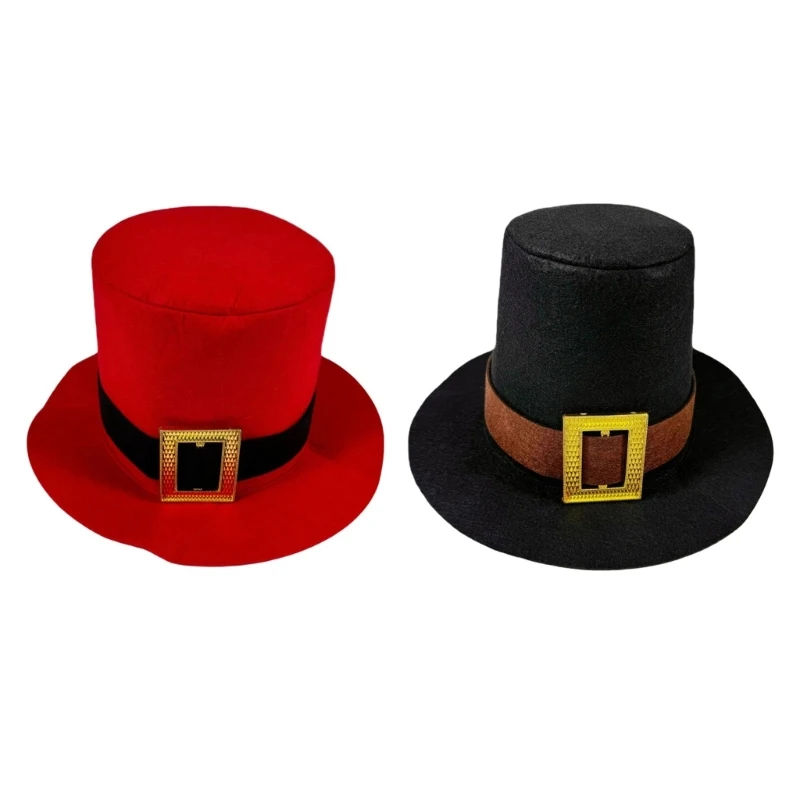 Classical Flat Brim Fedoras Hat with Decorative Buckle for Trendy Outfit Casual Wear Versatile  Hat for Casual Occas