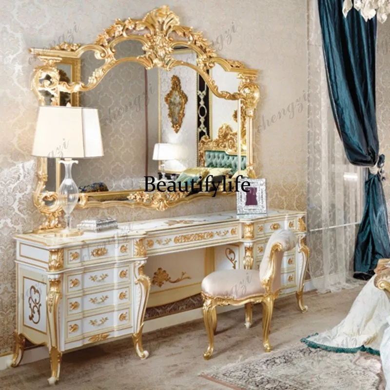 Cheap Drawer Makeup Vanity Desk Decor Storage White Mirror Makeup Vanity Desk Vintage Modern Schminktisch Furniture For Bedrooms