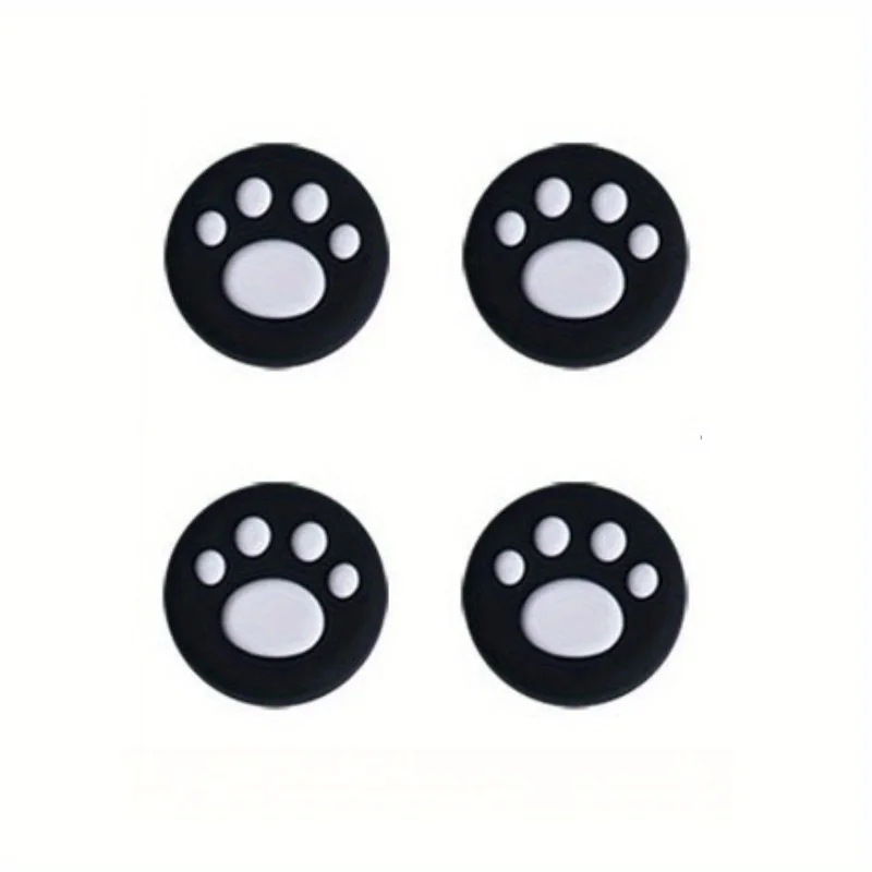 Silicone Controller Thumb Grip Covers with Paw Print Design