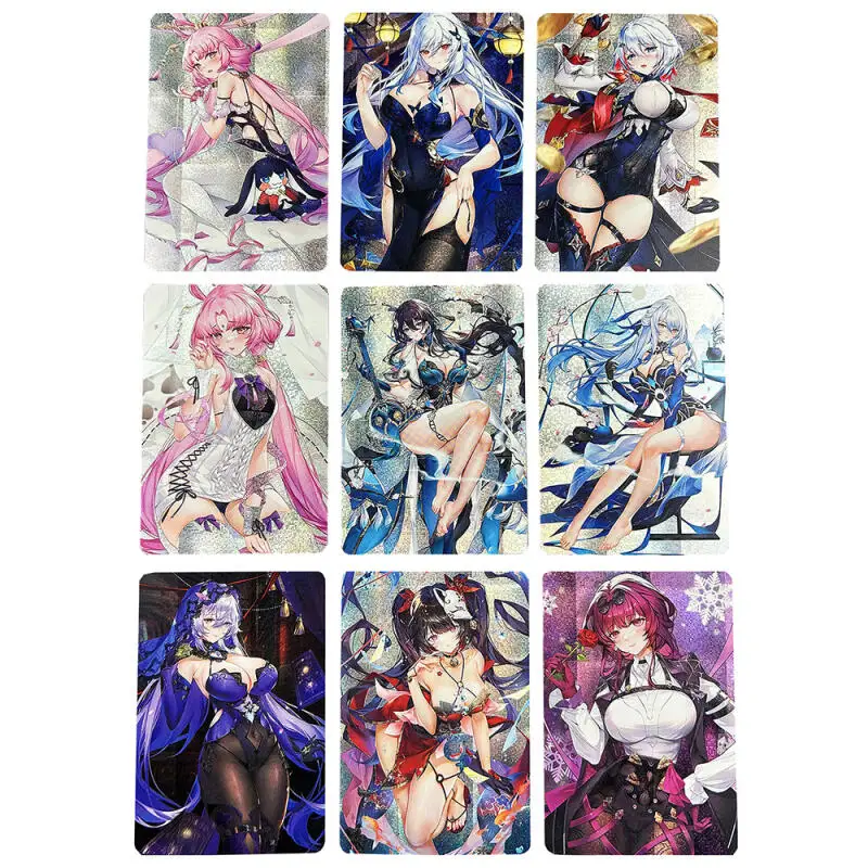 

9 шт./компл. Honkai: Star Rail Stelle Fu Xuan Himeko Asta DIY самодельная цветная флэш-карта аниме игра коллекционная карта подарочная игрушка