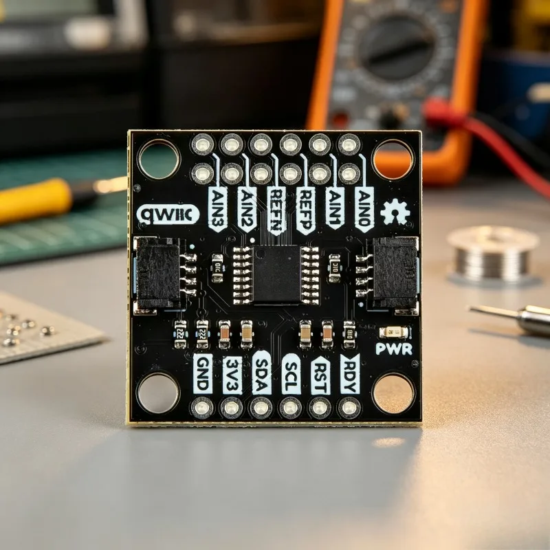 High Precision 24-Bit 4-Channel I2C ADS1219 ADC Analog Acquisition Module SPX-23455
