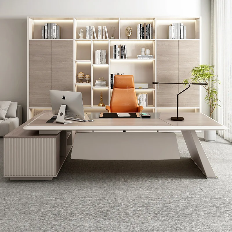 

Boss desk, president computer, office single desk