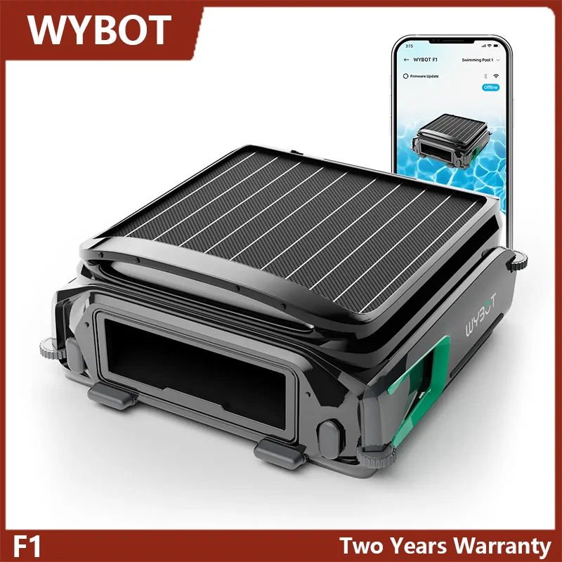 Skimmer Robot Solar Pool Cleaner with 7L Large Filter Basket, APP Control, 5200mAh Battery, Smart Obstacle Avoidance, LED Light