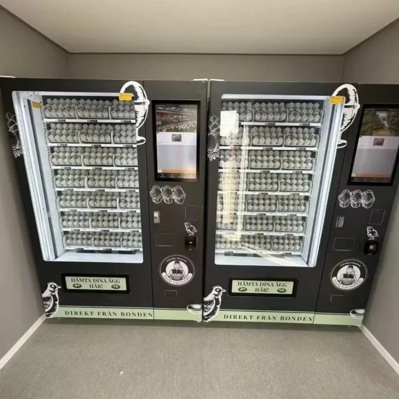 Automatic  Fresh Egg Dispenser Vending Machine Farm to Consumer Refrigerated Cashless Support Customization view 2