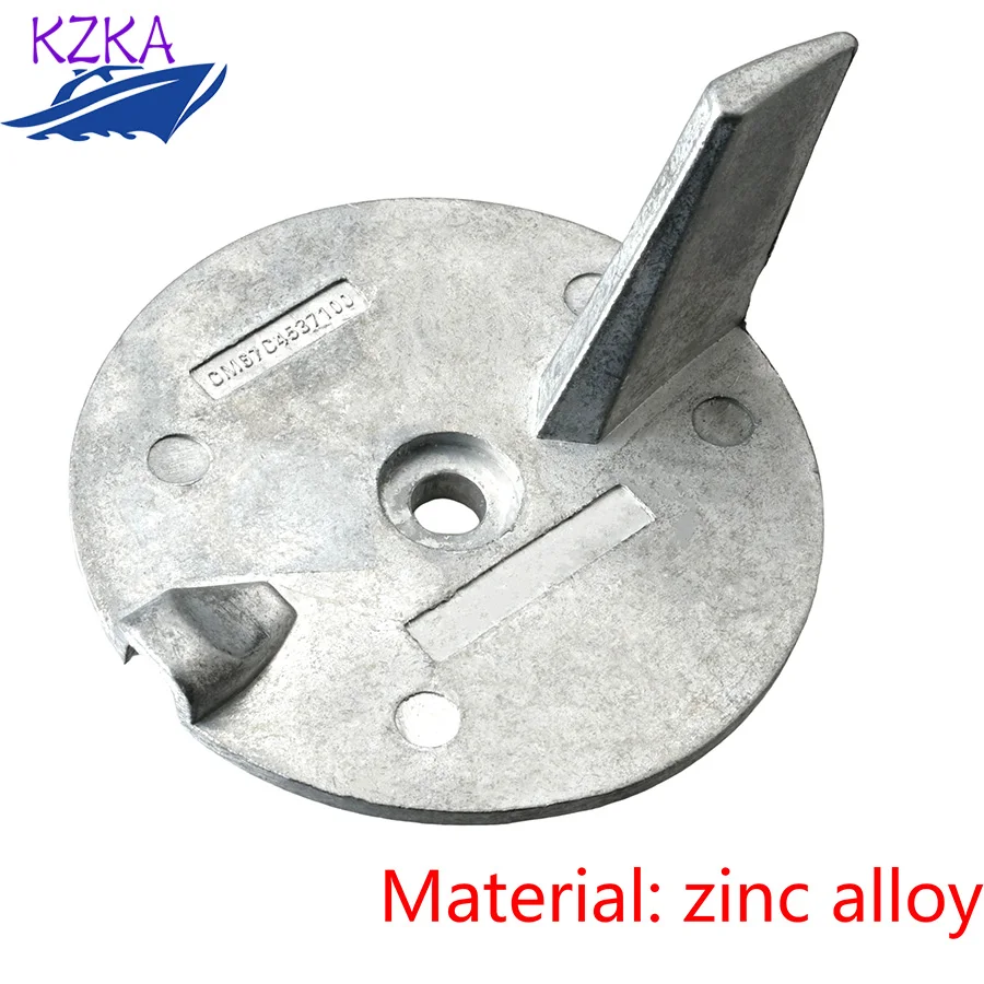 67C-45371 Trim Tab Anode Zinc Alloy for Yamaha Outboard Engine 25HP 30HP 40HP 50HP also for Sierra 18-6096