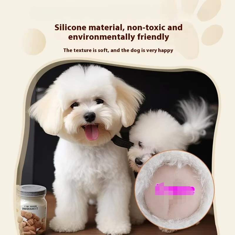 Small and medium-sized dog accompanied toys, 1:1 reduction of female dog form experience more real