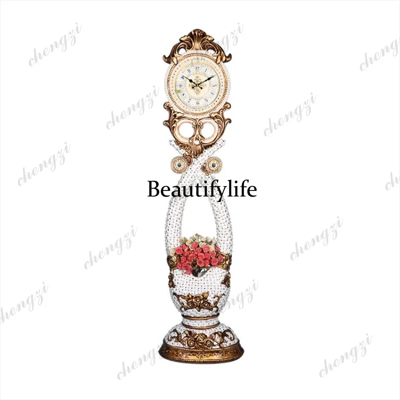 A95 new fashion European floor pendulum clock luxury living room creative club shopping mall decoration