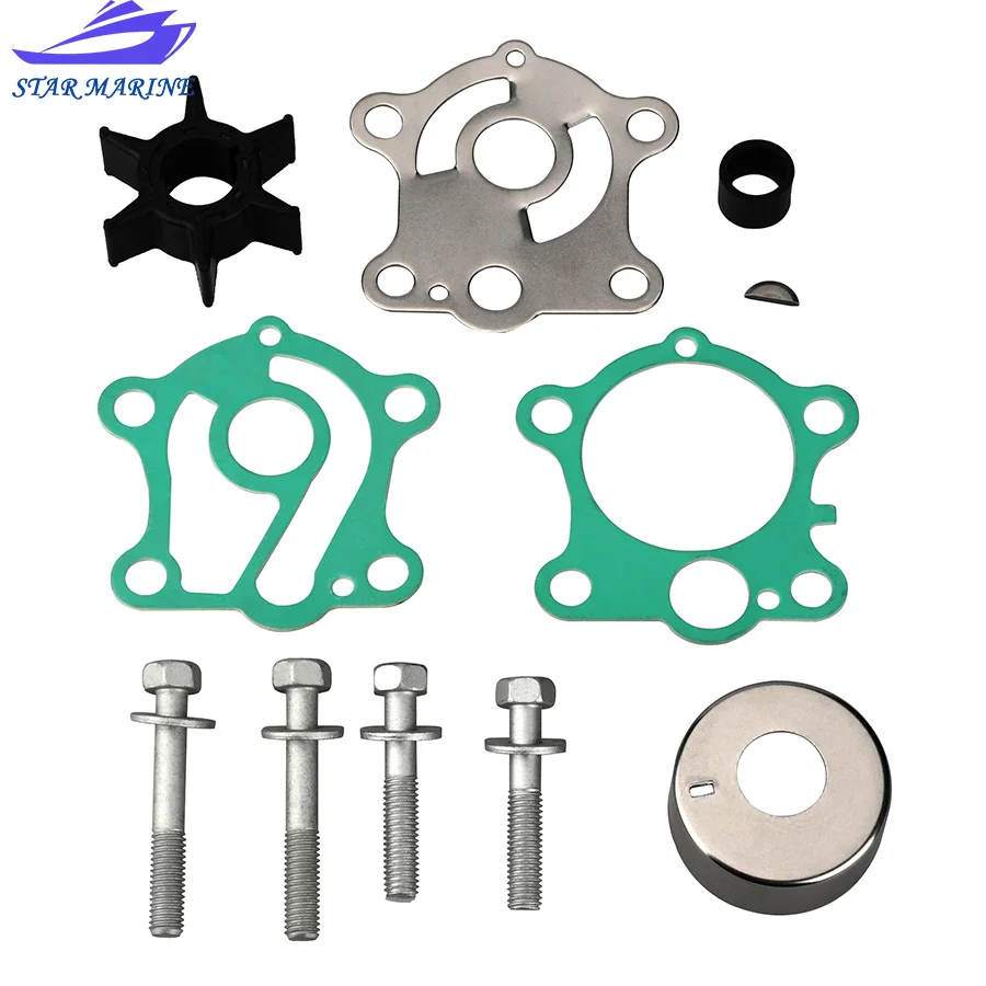 663-W0078 Water Pump Impeller Repair Kit For Yamaha Outboard Motor 55HP Sierra 18-3425 663-W0078-00 663-W0078-01 663-W0078-A0