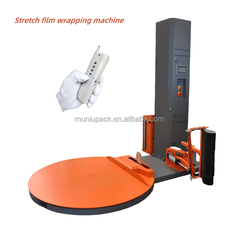 

Automatic L-Shaped Column Film Wrapping Machine Pallets Stretch Film Pallet Shrink Wrap