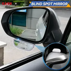 CASHCOW Car Blind Spot Mirror White Parking Convex Mirrors Blindspot Glass Rear View Rearview Wide Angle Mirror Safety Auxiliary