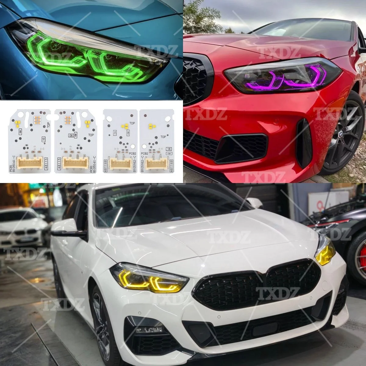 

CSL Yellow Angel Eye LED Boards For 2020-2024 BMW 1 2 Series F40 118i 120i F44 218i M235iX LED Headlight Daytime Running Light