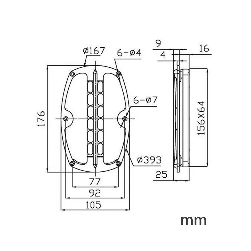 B Type 60W 93dB Professional AMT Planar Tweeter HiFi Speaker Unit Ribbon Isodynamic AVT Tweeter Premium Driver Home Theater