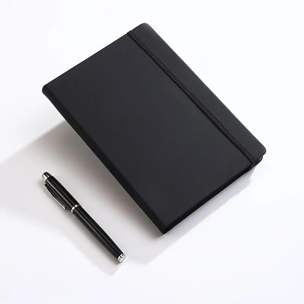 Black Paper Notebook 100 Sheets 200 Pages Blank DIY Journal Sketchbook Projects Vintage Practical Note-taking