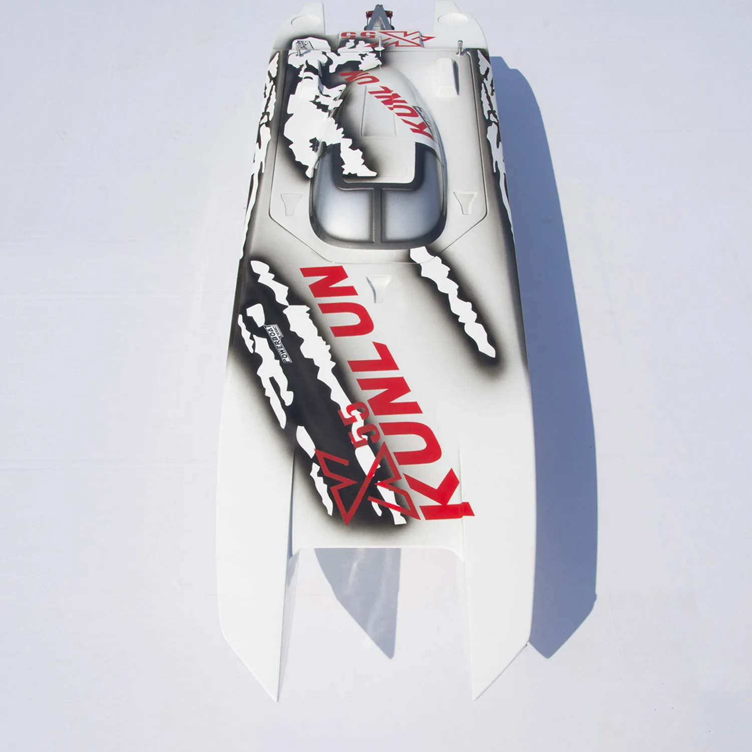 X55 RTR التحكم عن بعد قوارب السباق عالية السرعة DTRC 110 km/ساعة مقاوم للماء RC قوارب رسمت نموذج لعب للبالغين THZH1699-SMT7