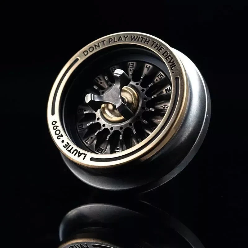 LAUTIE Carnival Lucky Roulette Titanium Alloy EDC Fidget Spinner Slider Anti Stress Sensory ADHD Focus Tool Fidgeting Toys