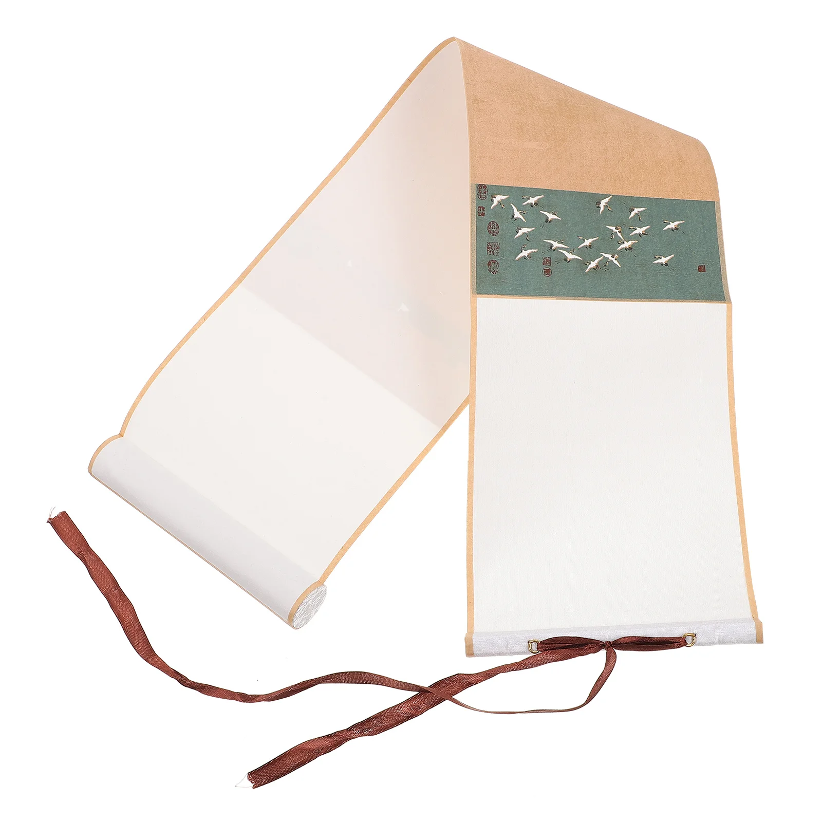 

1Pcs Blank Hanging Scroll Paper Chinese Painting Scroll for Calligraphy Practicing Xuan Paper Drawing Art Wall Decor Kanji