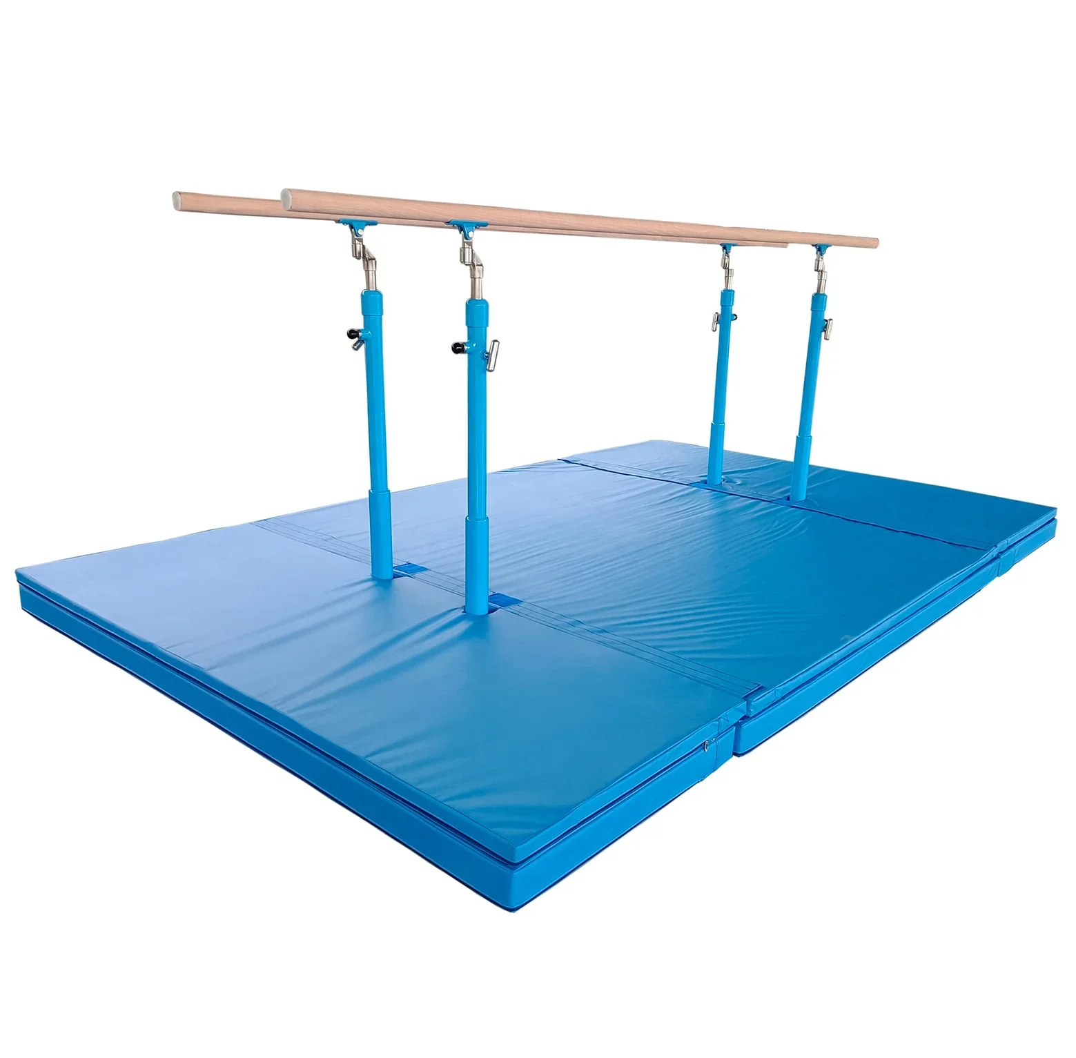 Cheap Professional Artistic gymnastics parallel bars with floor mat