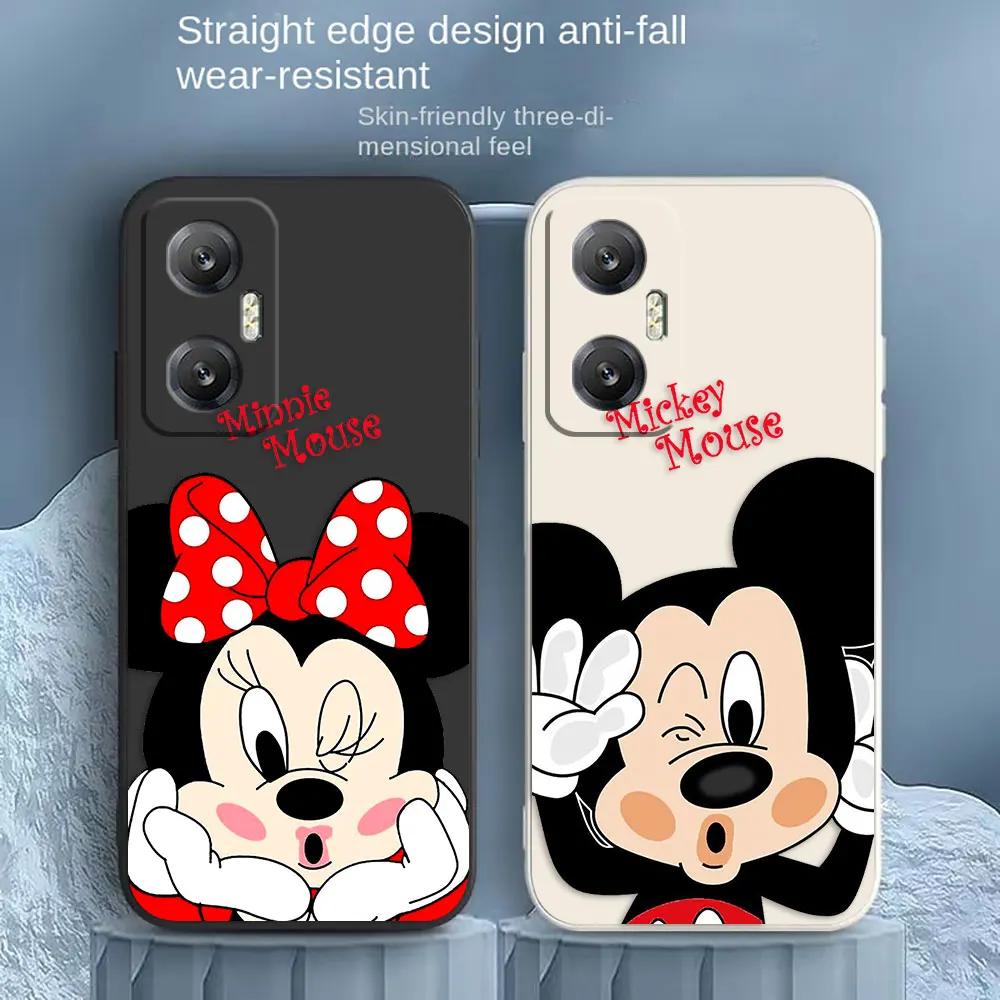 M-Minnie M-Mickey Mouse Phone Case For Infinix HOT 10 10S 11 11S 12 ZERO 20 30 X CAMON 16 PRO 5G Silicone Case Funda Shell Capa