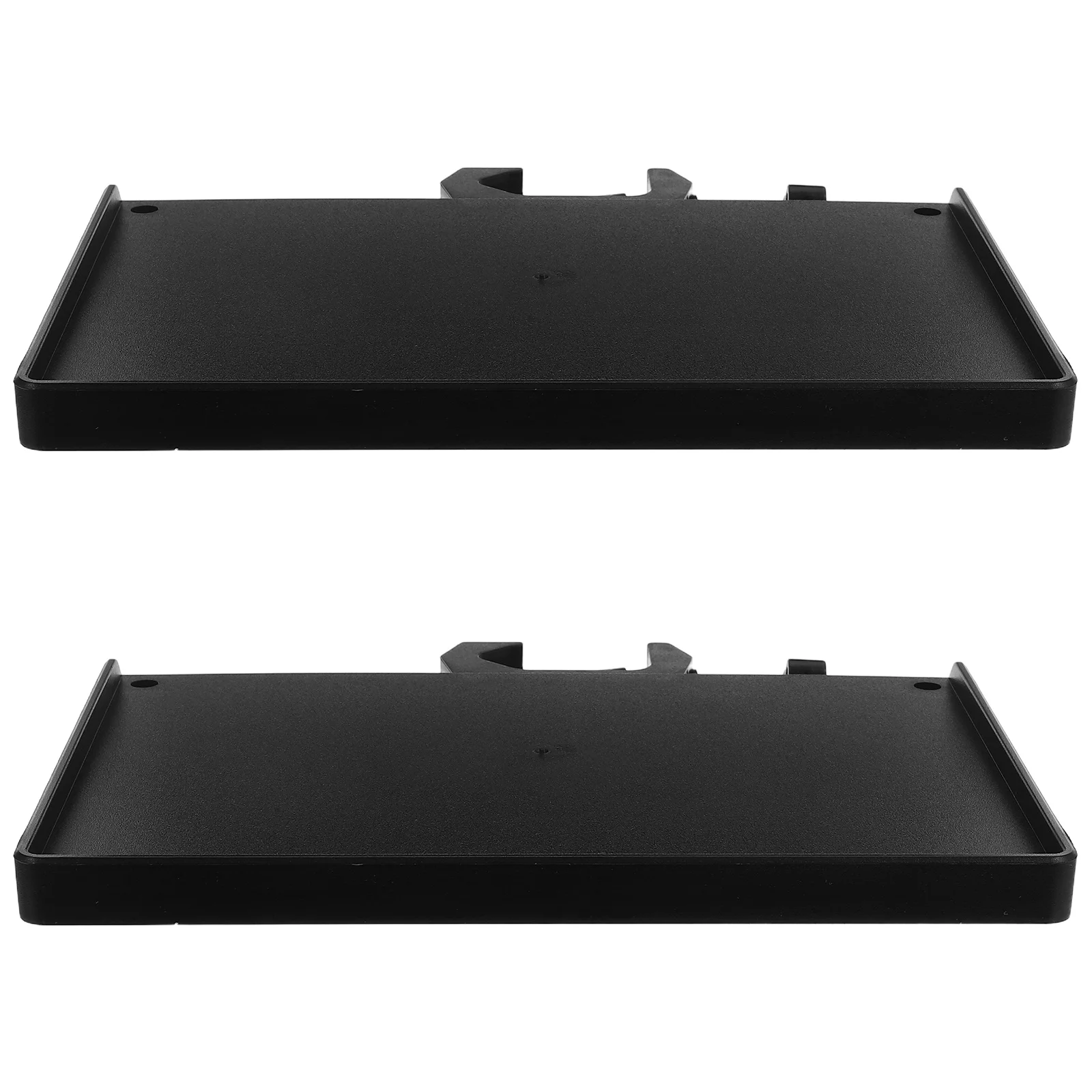 

2Pcs Mic Stand Tray Clamp-on Microphone Stand Tray Holder Mount Shelf Rack Sound Card Organizer Streaming Desk Clamp