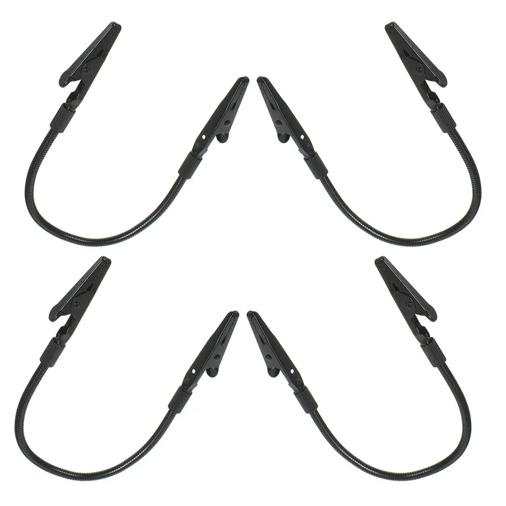 

4Pcs Soldering Wire Holder Clamp Dual-Head Adjustable Clips Memo Photo Note Holder Multifunction Metal Clip for Single Person