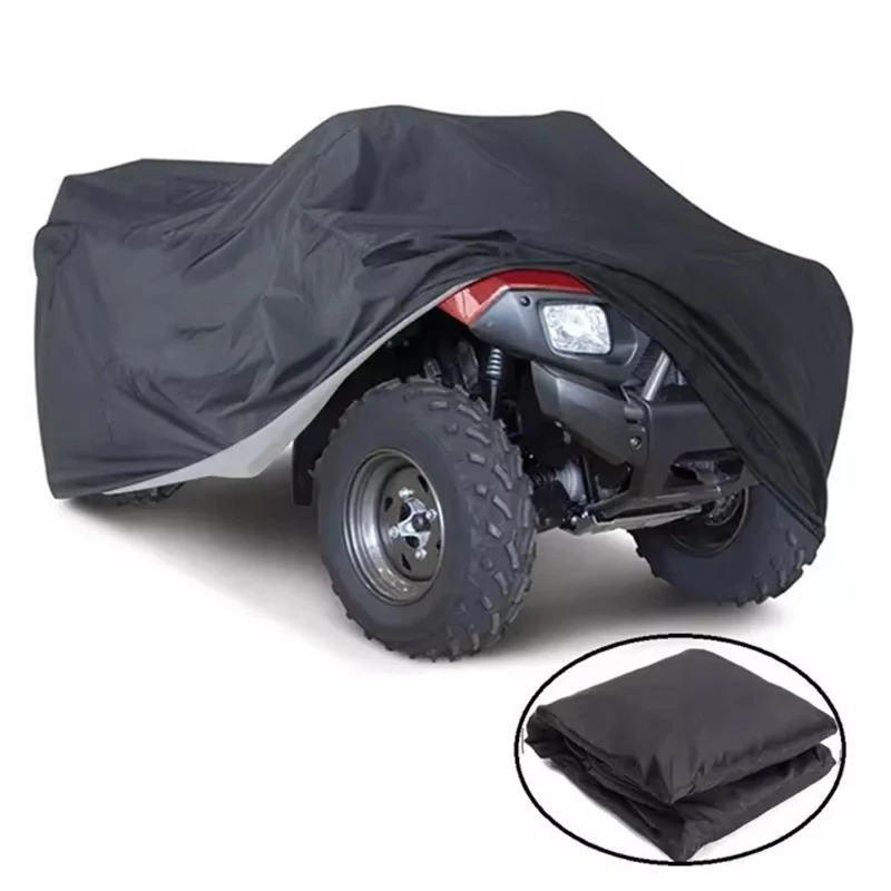 

Universal Quad Bike ATV Cover 190T Waterproof Motorcycle Vehicle Scooter Motorbike Covers Black M L XL XXL XXXL