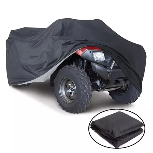 Cubierta Universal para Quad Bike ATV 190T, impermeable, para motocicleta, vehículo, Scooter, motocicleta, negro, M, L, XL, XXL, XXXL