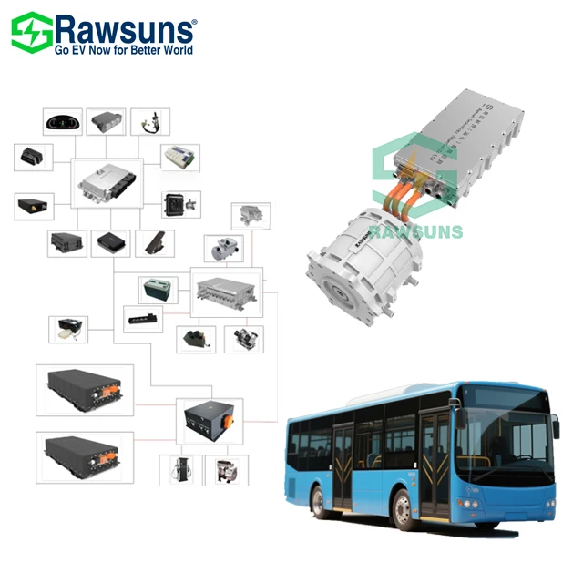 120Kw Electric Motor With Controller Ev Car Conversion Kit Marine Outboard Motor for Bus/Coach/Boat view 2