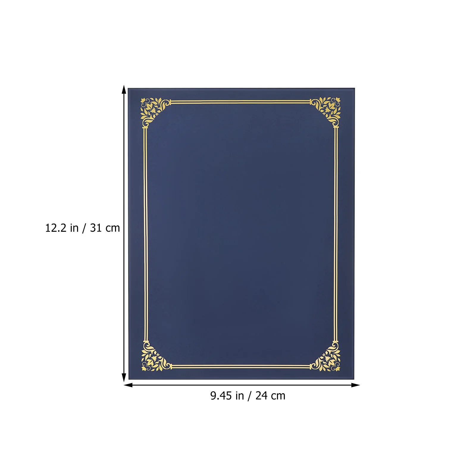 30 szt. Złote teczki na certyfikaty z lamówką ze złotej folii, format 8,5x11 cali, duży rozmiar, ekspozytor na nagrody, solidny uchwyt na dokumenty, ramka na dokumenty, na zakończenie szkoły, do biura.