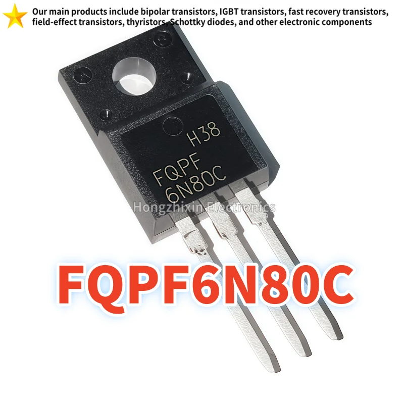 FQPF6N60C FQPF6N60 FQPF6N65C FQPF6N65 FQPF6N80C FQPF6N80 FQPF6N90C FQPF6N90 TO-220F MOSFET 10PCS NEW 100% quality