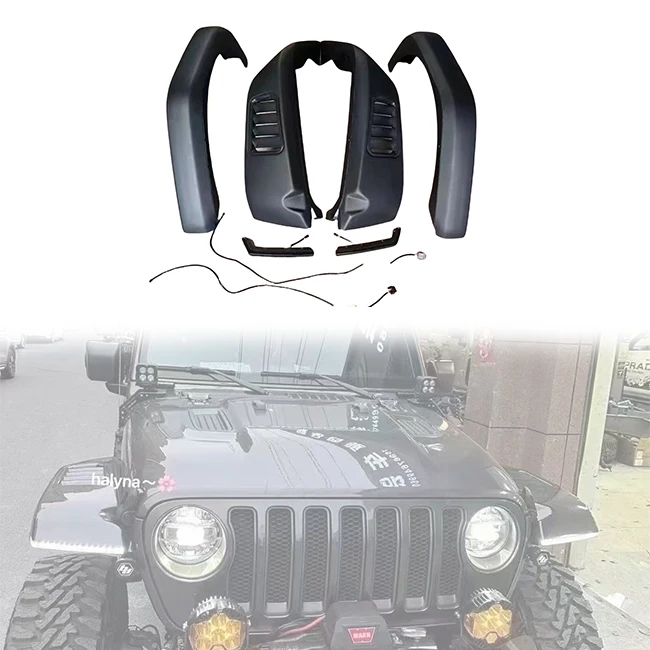 

Высокие расширители колесных арок (фендеры) для внедорожников 4x4, аксессуары для Jeep Wrangler JL 2018+ и Gladiator JK 2007-2017