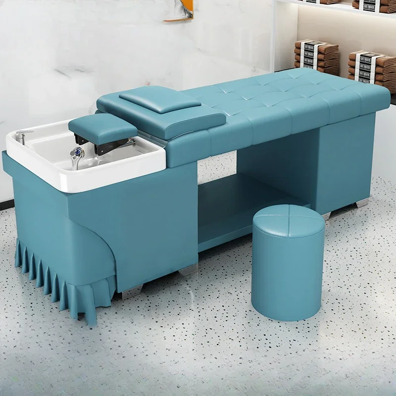 

Professional Hairdressing Chair Beauty Shampoo Bowl Washing Japanese Spa Hair Washbasins Wash Cadeira Sedie Facial Furniture