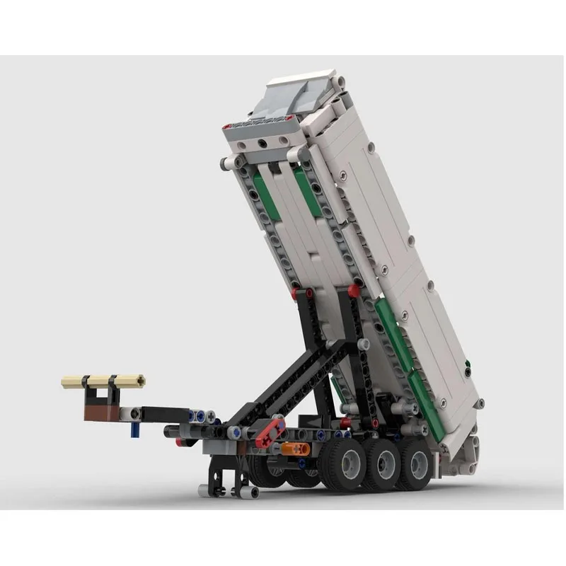 

MOC-187895Classic New Cargo Dump Truck Trailer Building Block Model, 389pieces, Boys' Children's Birthday and Christmas Toy Gift