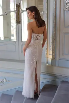 8 best sales فستان طويل مزين باللؤلؤ - №1