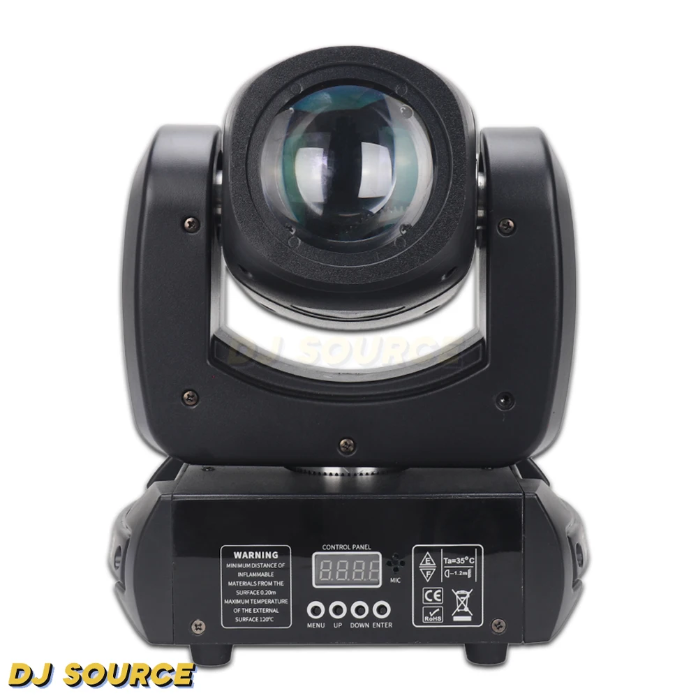 Imagem -02 - Led Moving Head Light Beam Spot Lights 18 Prism Effect Dmx para dj Party Club Boate Efeitos de Palco 100w