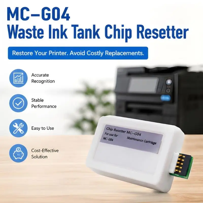 Waste Pad Chip reinitialize Tool For G1830 G1831 G3830 Printer, Press Clear Maintenance Box Count, Reusable And H8WD